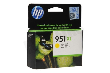 HP Hewlett-Packard  HP 951 XL Yellow Inktcartridge No. 951 XL Yellow