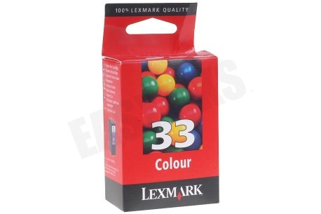 Lexmark Lexmark printer Inktcartridge No. 33 Color