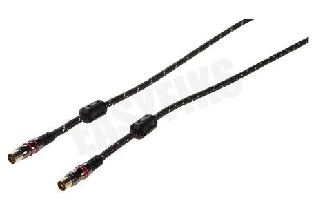 Masterfiks  Antenne Kabel Coax, IEC Male en Female, 3 Meter