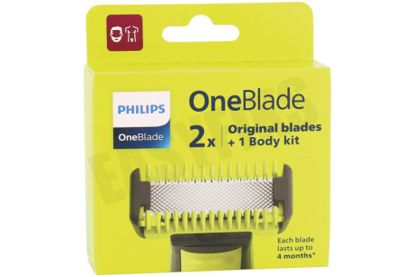 Philips  QP620/50 Scheerblad OneBlade Face + Body kit