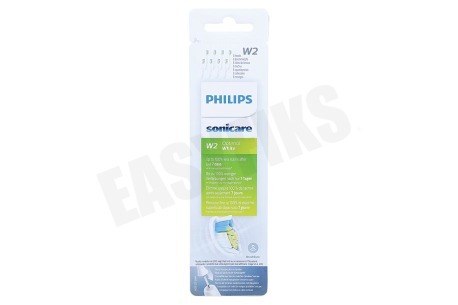 Philips  HX6068/12 W2 Optimal White Standaard sonische opzetborstels, 8st