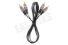 Tulp Kabel 2x RCA Male-2x RCA Male, 1.5 meter